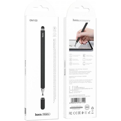 Стилус HOCO GM103 Fluent series universal capacitive pen Black