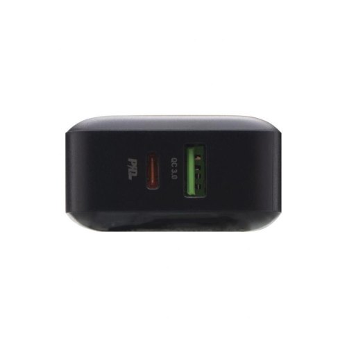 Мережевий зарядний пристрій BOROFONE BA46A Premium PD + QC3.0 (Type-C to Lightning) Black