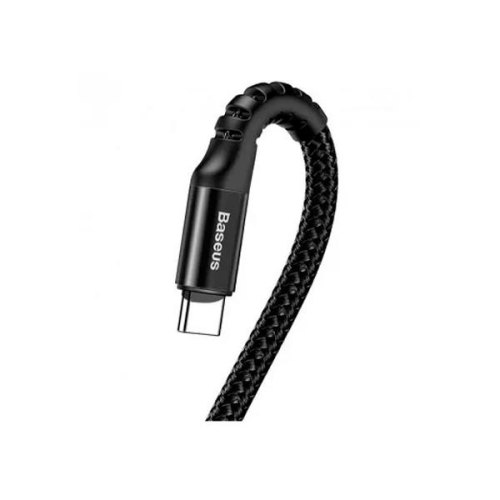 Кабель Baseus Fish eye Spring Data Cable For Type-C 3A 1M Black