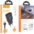 Мережевий зарядний пристрій HOCO C88A Star round dual port charger set(Type-C) Black