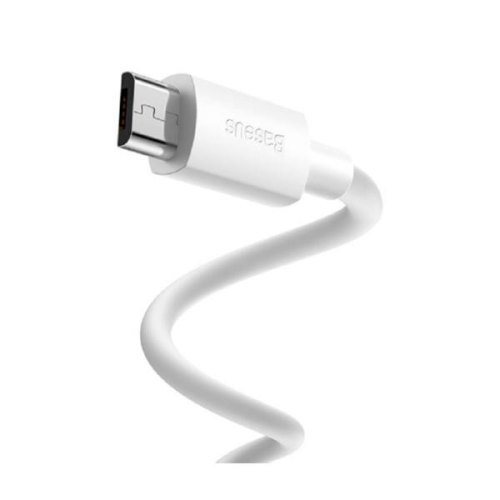 Кабель Baseus Simple Wisdom Data Cable Kit USB to Micro 2.1A (2PCS/Set）1.5m White