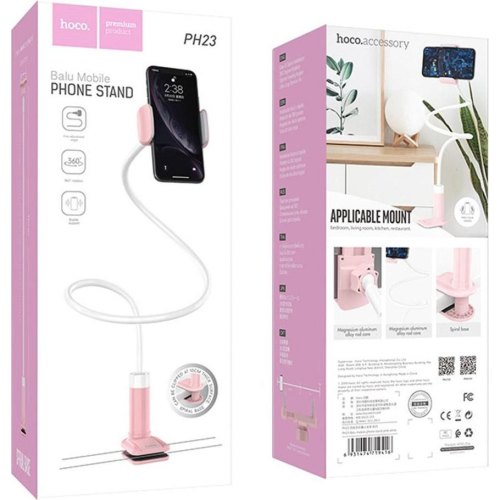 Тримач для мобільного HOCO PH23 Balu mobile phone stand Pink White