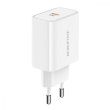 Мережевий зарядний пристрій BOROFONE BA57A Easy Speed single port PD20W charger White