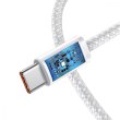 Кабель Baseus Dynamic Series Fast Charging Data Cable Type-C to Type-C 100W 2m White