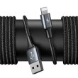 Кабель Baseus Special Data Cable for Backseat (USB to iP+Dual USB) Black