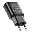 Мережевий зарядний пристрій HOCO C88A Star round dual port charger Black