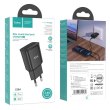 Мережевий зарядний пристрій HOCO C88A Star round dual port charger Black
