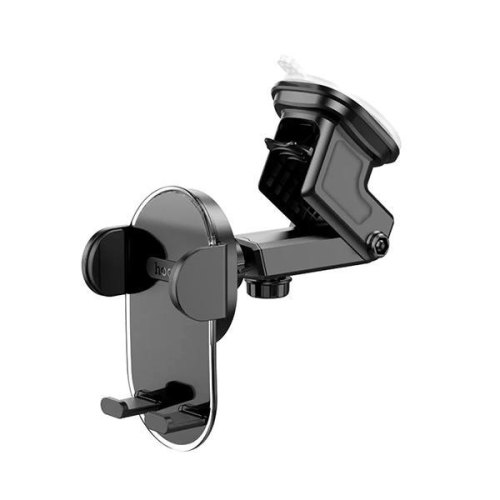 Автотримач для мобільного HOCO H3 Shiny press type car holder(center console) Black