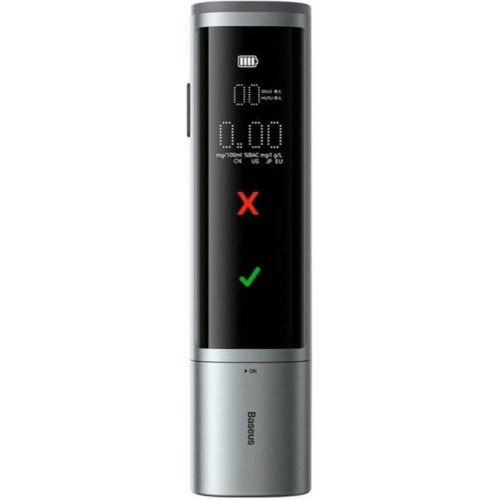 Алкотестер Baseus SafeJourney Pro Series Breathalyzer, Space Grey