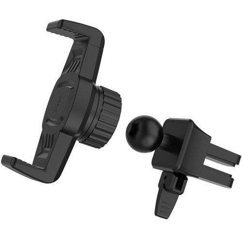 Автотримач для мобільного HOCO CA38 Platinum sharp air outlet in-car holder Black