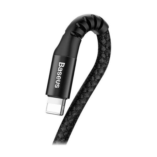 Кабель Baseus Fish eye Spring Data Cable Lightning 1m Black