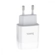 Мережевий зарядний пристрій HOCO C72A Glorious single port charger set(Micro) White