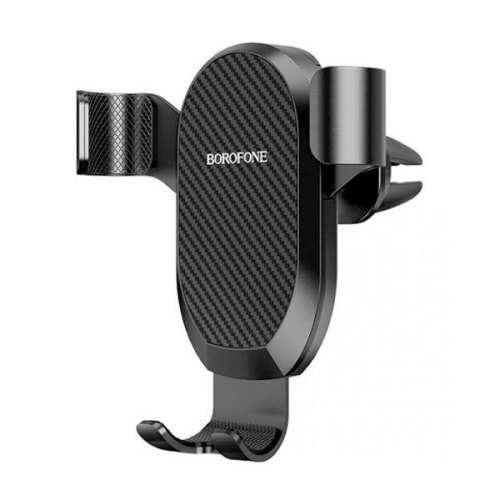 Автотримач для мобільного BOROFONE BH48 Warrior Air outlet Gravity Car holder Black