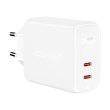 Мережевий зарядний пристрій ACEFAST A9 PD40W(USB-C+USB-C) dual port charger White