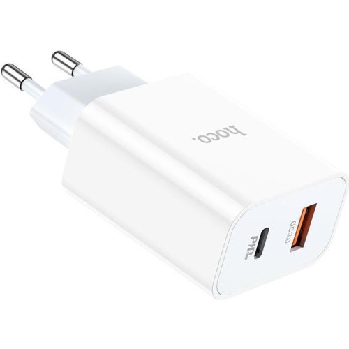 Мережевий зарядний пристрій HOCO C97A PD20W+QC3.0 charger White