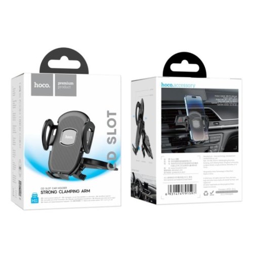 Автотримач для мобільного HOCO H11 General car holder(CD slot) Black