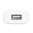 Мережевий зарядний пристрій HOCO C11 Smart single USB (iP cable) charger set White