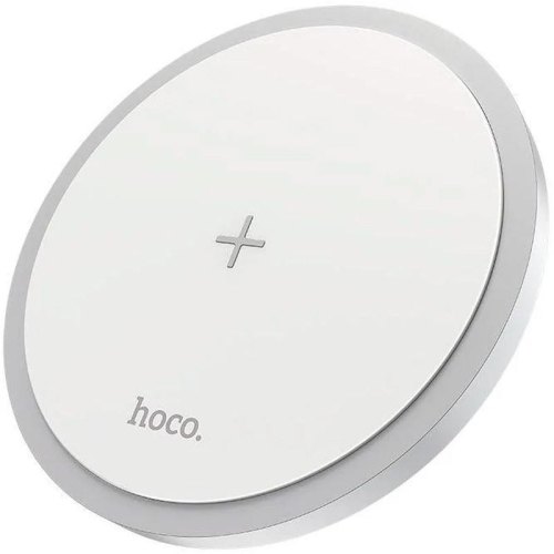 Бездротовий зарядний пристрій HOCO CW26 Powerful 15W wireless fast charger White