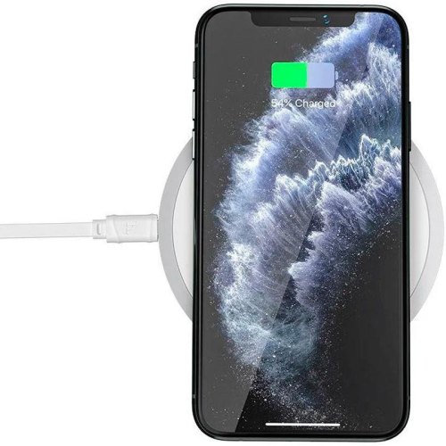 Бездротовий зарядний пристрій HOCO CW26 Powerful 15W wireless fast charger White