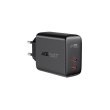 Мережевий зарядний пристрій ACEFAST A9 PD40W(USB-C+USB-C) dual port charger Black