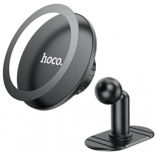 Автотримач для мобільного HOCO H13 Fine jade ring magnetic car holder(center console) Black