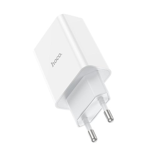 Мережевий зарядний пристрій HOCO C99A PD20W+QC3.0 three-port(2C1A) charger White