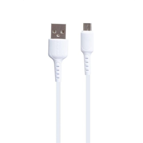 Мережевий зарядний пристрій BOROFONE BA37A Speedy dual port charger(Micro)  White
