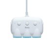 Мережевий зарядний пристрій HOCO N33 Start three-port PD35W(2C1A) charger White