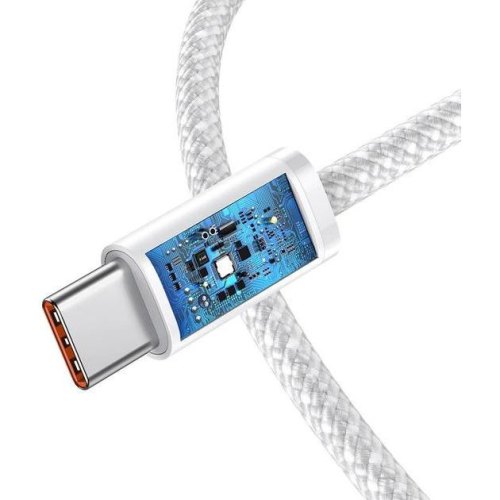 Кабель Baseus Dynamic Series Fast Charging Data Cable Type-C to Type-C 100W 1m White