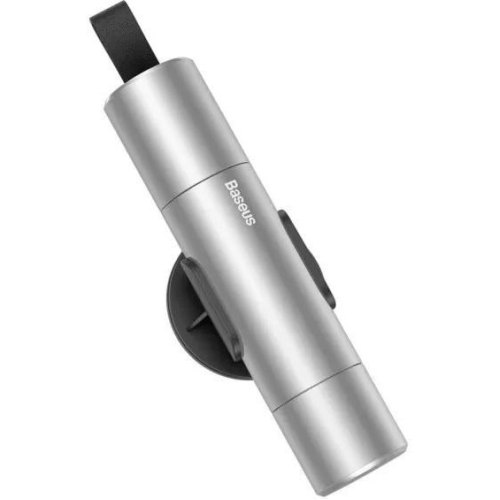 Автомобільний молоток Baseus Sharp Tool Safety Hammer (Window-breaking+Safety belt cutting） Dark gray