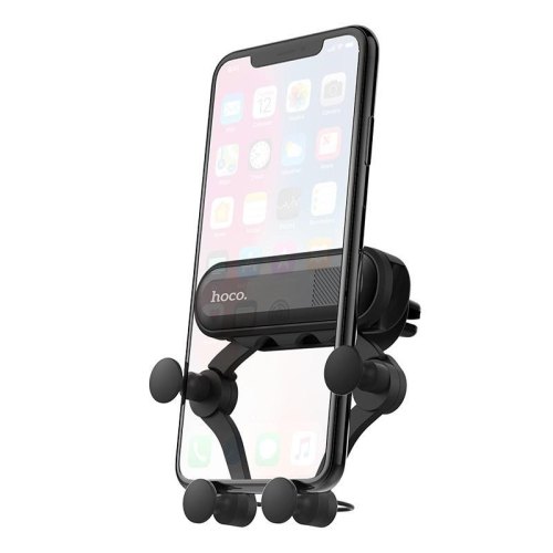 Автотримач для мобільного HOCO CA51 Air outlet gravity in-car holder Black
