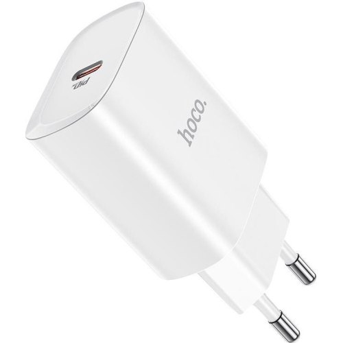 Мережевий зарядний пристрій HOCO N14 Smart Charging single port PD20W charger White