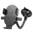 Автотримач для мобільного HOCO H20 Mighty one-button car holder(windshield) Black
