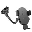 Автотримач для мобільного HOCO H20 Mighty one-button car holder(windshield) Black