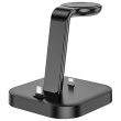 Бездротовий зарядний пристрій HOCO CW43 Graceful 3-in-1 charger Black