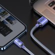 Кабель Baseus Crystal Shine Series Fast Charging Data Cable USB to iP 2.4A 1.2m Purple
