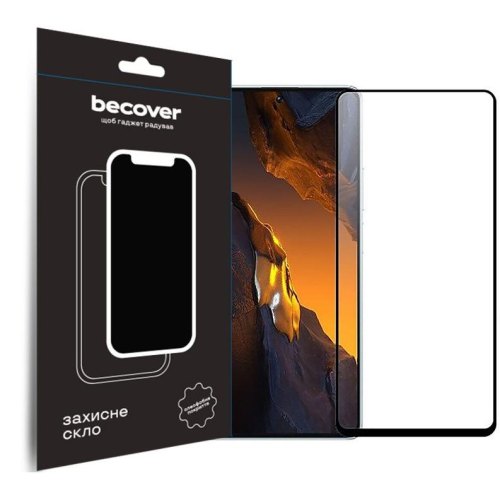 Захисне скло BeCover для Poco F5 Black (709743)