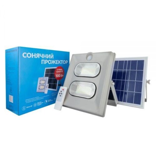Сонячний світлодіодний ліхтар ALLTOP 0860B100-01 100 Вт