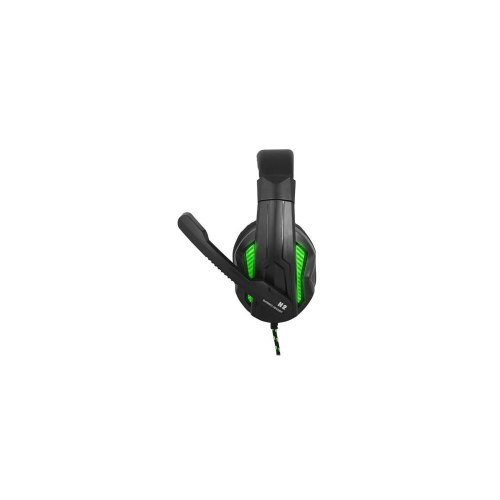 Ігрова гарнітура дротова, Gemix N2 LED  Black/Green