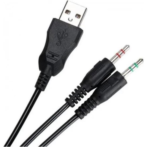 Ігрова гарнітура дротова, XTRIKE GH-709 black/led