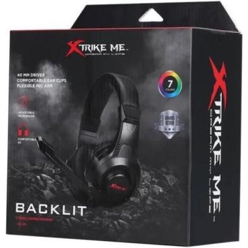 Ігрова гарнітура дротова, XTRIKE HP-311 black