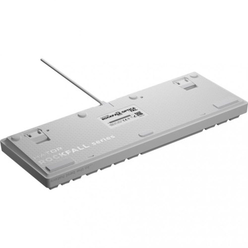 Клавіатура оптична, дротова, HATOR Rockfall 2 Optica TKL black (HTK-731) white
