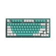 Клавіатура, бездротова, FL ESPORTS, Q75 CPM Azure Green Kailh MX Cool Mint switch wireless Three-Mode