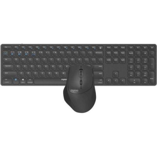 Комплект бездротовий, RAPOO 9800M wireless, сірий
