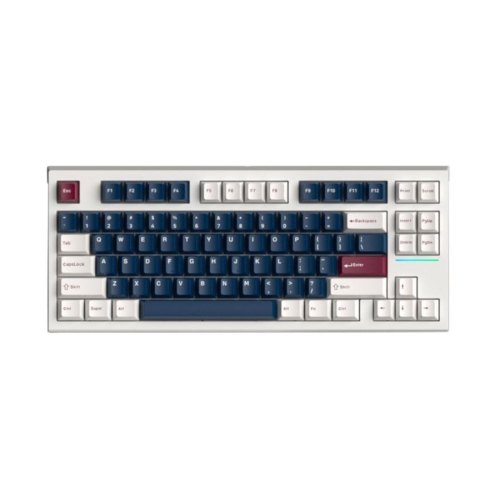Клавіатура, бездротова, FL ESPORTS, FL750 CPM Metal Heart Gateron PRO Yellow wireless Three-Mode