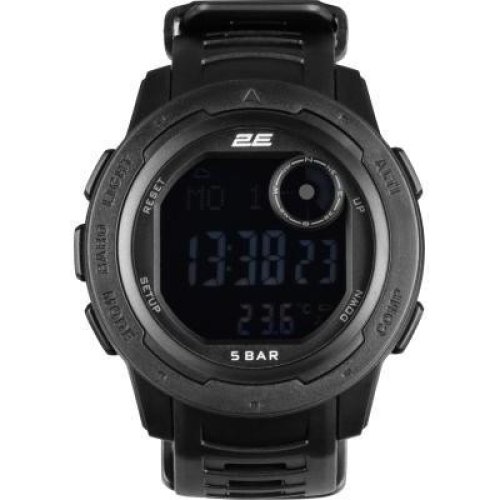 Тактичний годинник 2E Delta X Black з компасом та крокоміром