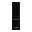 Корпус Prologix E100 Slim 400W 8cm, 2хUSB2.0, Black