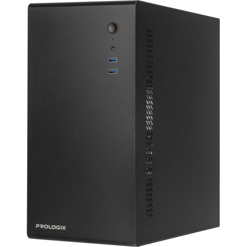 Корпус Prologix E105 400W 12см, 2xUSB3.0, Black