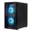 Корпус Prologix E102 Tempered Glass&Mesh 1xUSB2.0, 2xUSB3.0, Black