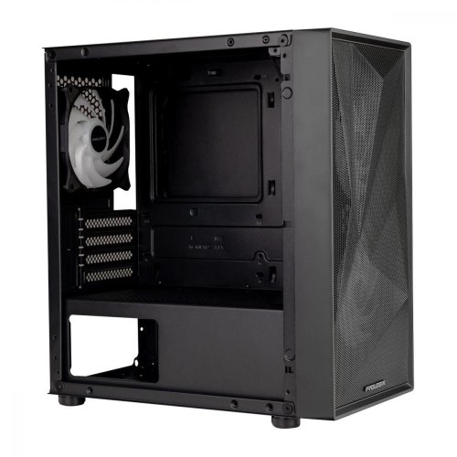 Корпус Prologix E102 Tempered Glass&Mesh 1xUSB2.0, 2xUSB3.0, Black